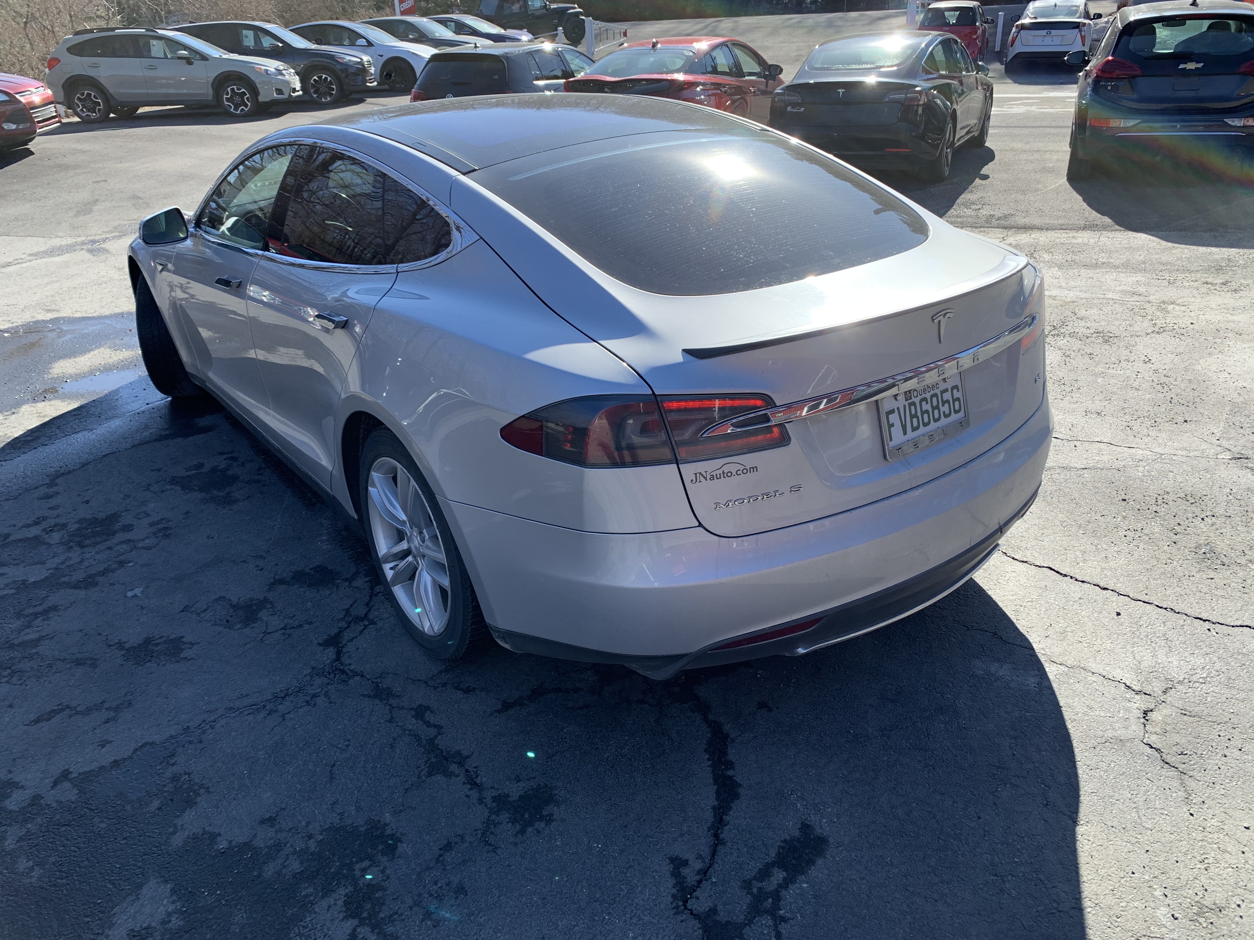JN auto Tesla Model S85 SC gratuit, toit ouvrant, 8608459 2013 Image 2